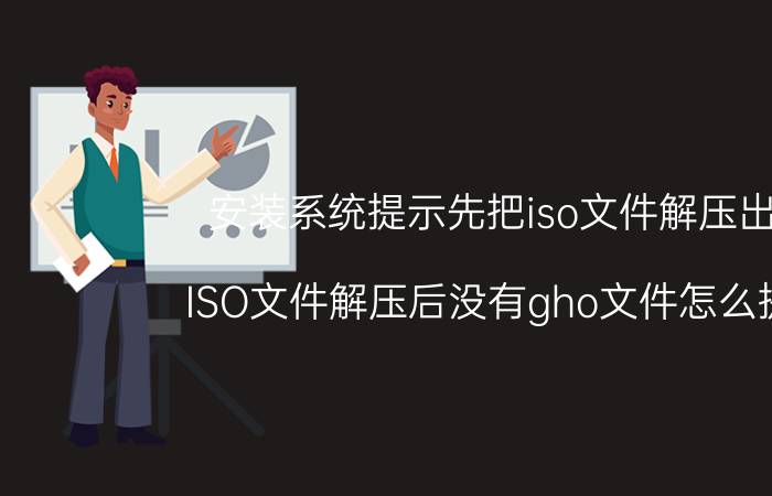 安装系统提示先把iso文件解压出来 ISO文件解压后没有gho文件怎么提取？